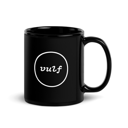 Official Vulfpeck VOSM Black Glossy Mug