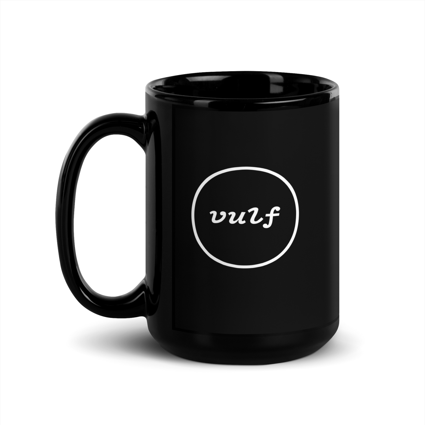 Official Vulfpeck VOSM Black Glossy Mug