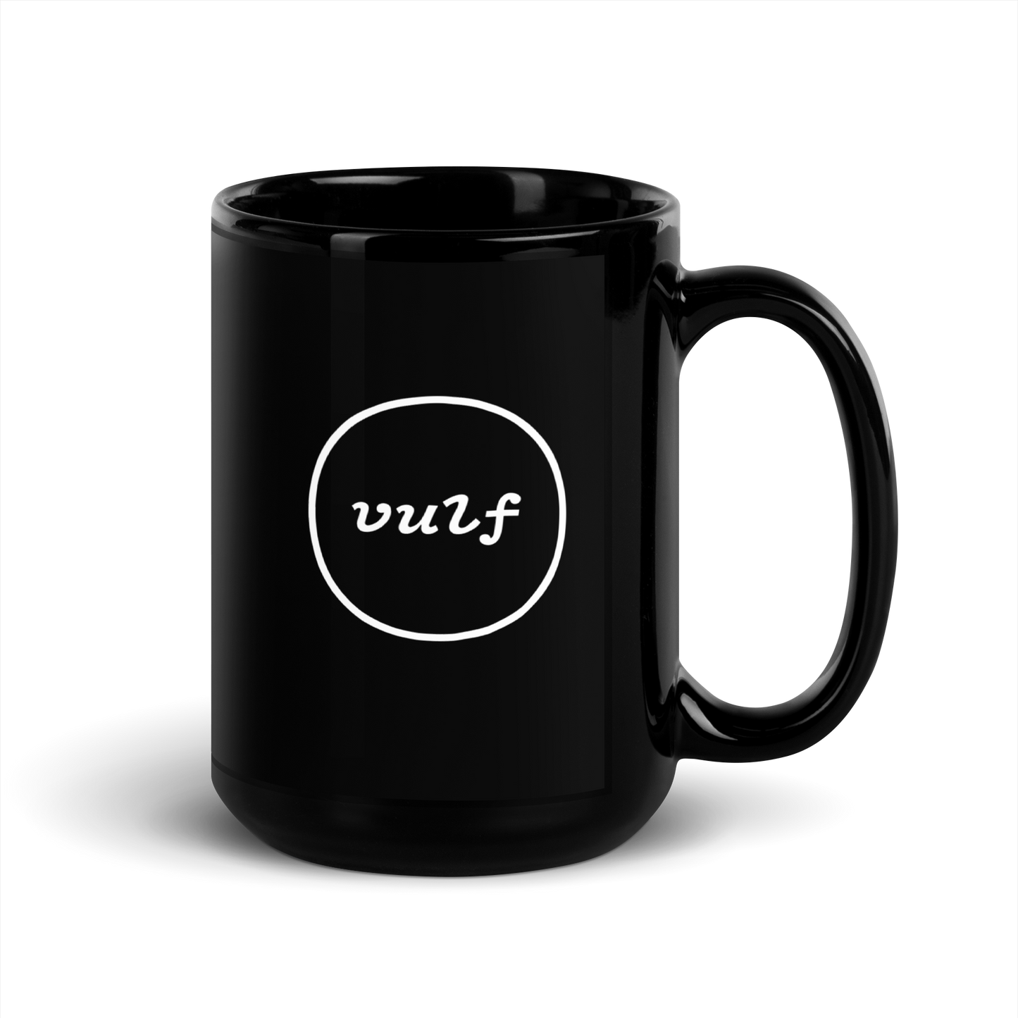 Official Vulfpeck VOSM Black Glossy Mug