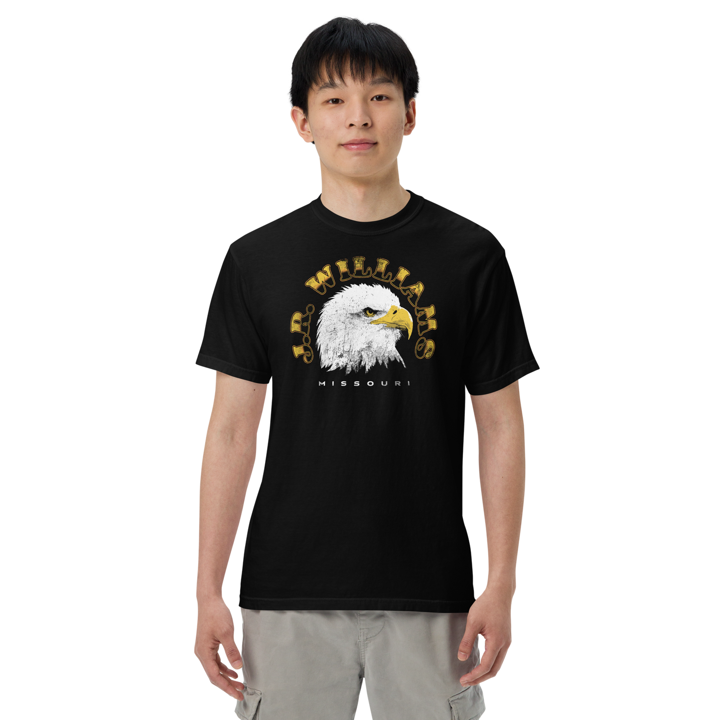 JR Williams Missouri Eagle garment-dyed heavyweight t-shirt