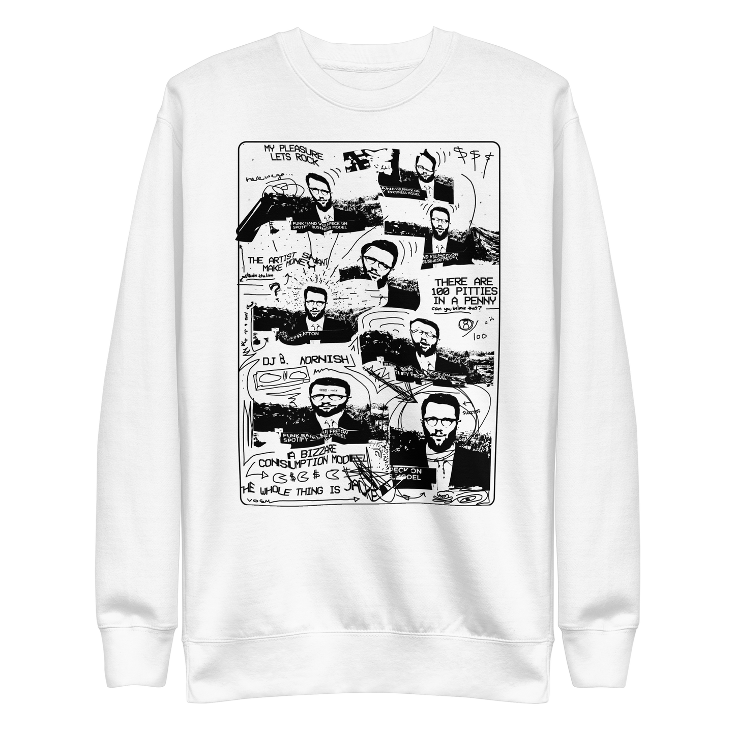 Official Vulfpeck VOSM Unisex Premium as heck Sweatshirt